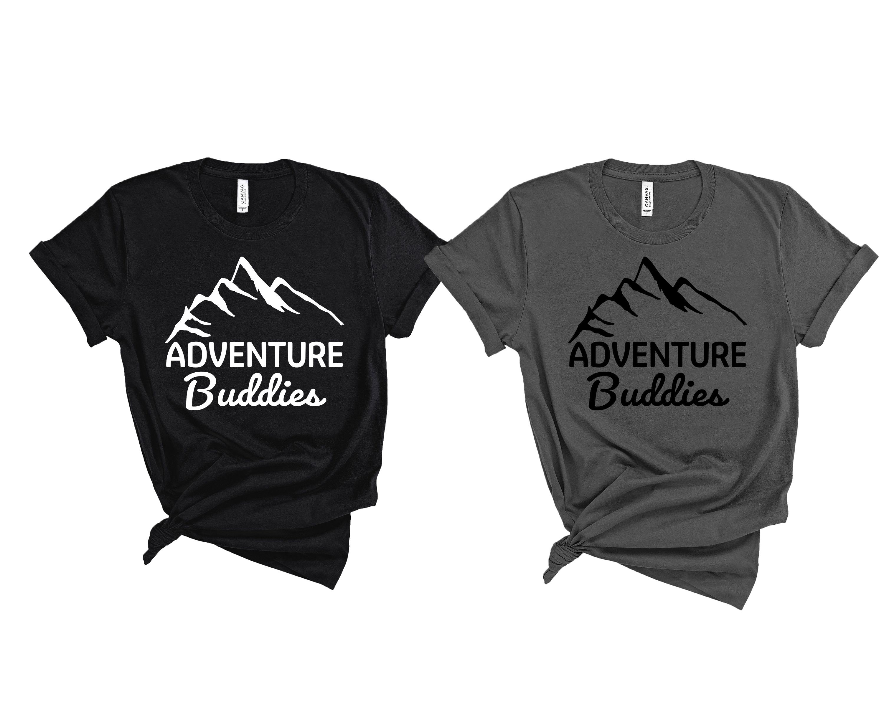 Matching Honeymoon Shirts Matching Couples Camping Matching Shirts C-09062102 Adventure Buddies Road Trip Shirt Adventure Shirts
