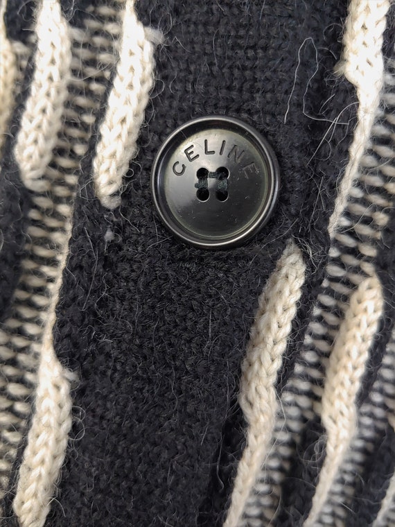 CELINE Paris Alpaca Cardigan Vintage 1970s | Alpac