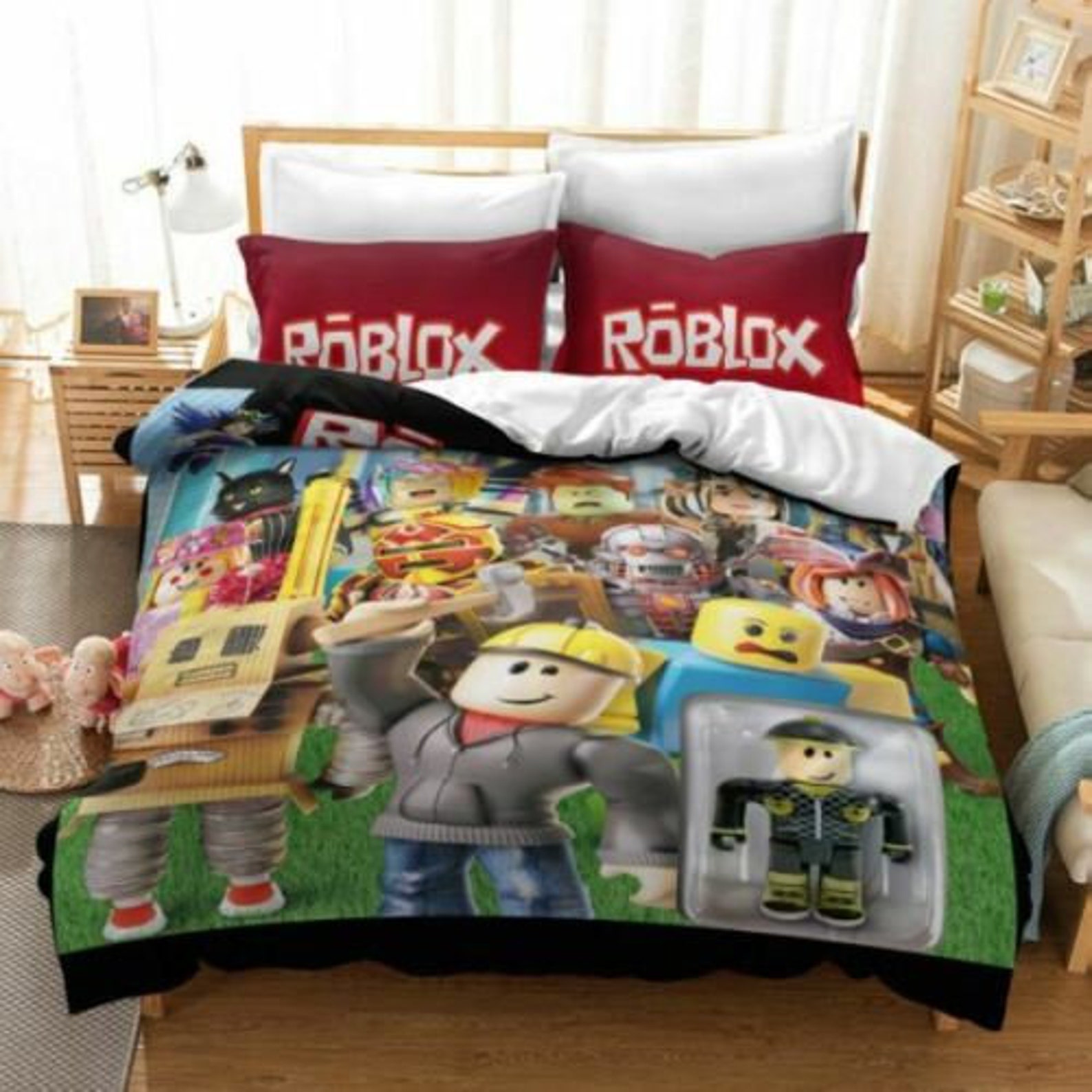 Roblox V7 Duvet Cover Sets for Boys Girls Kids Soft Etsy