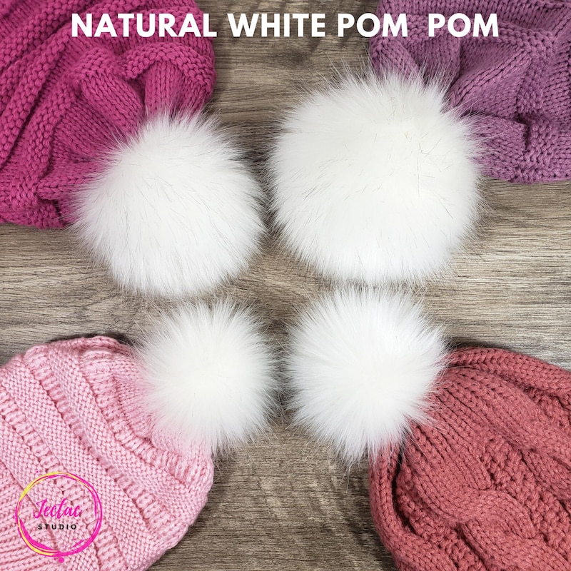 Off White Beanie Pom Etsy off-white-beanie-pom-etsy
