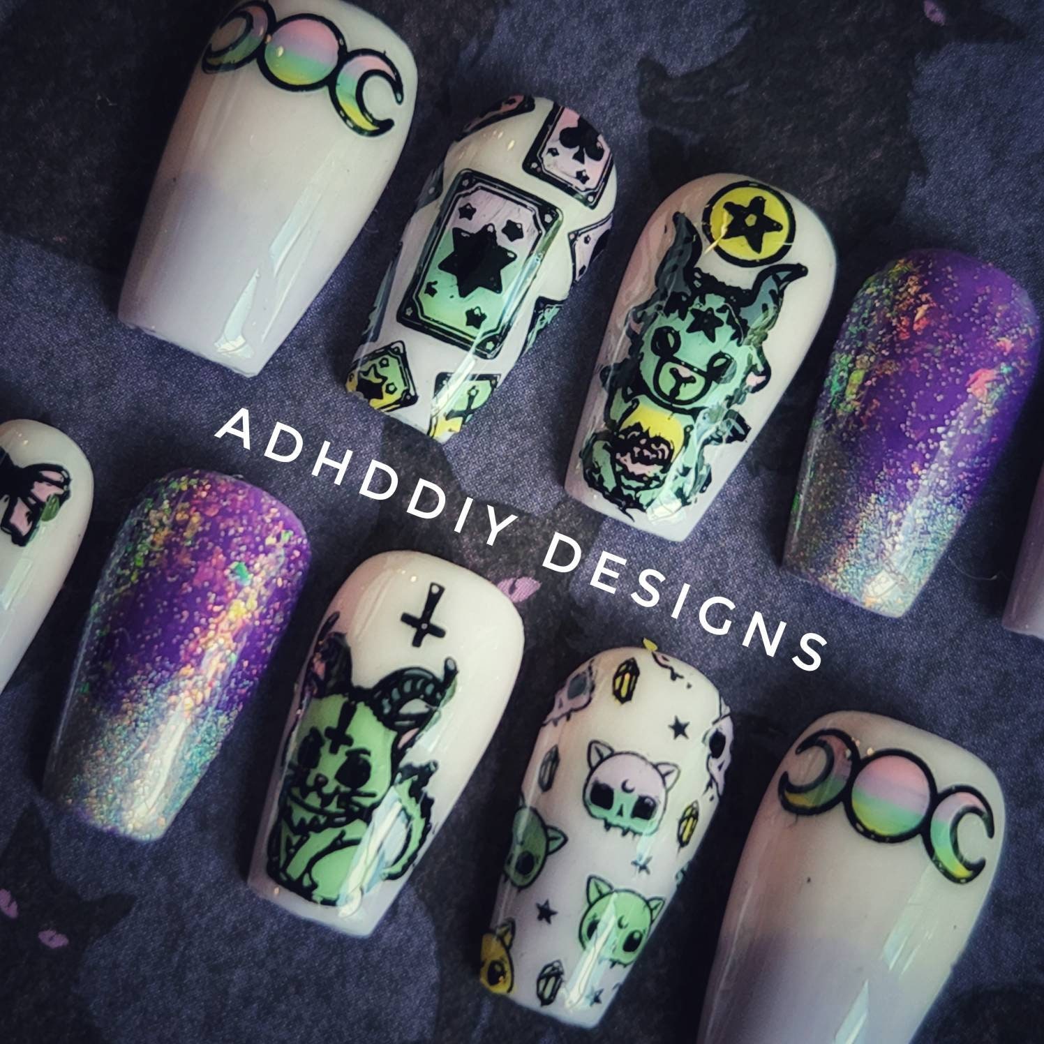 Satanic Nail - Etsy