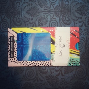 nail stamping plate maniology Back to school: study hall m059
