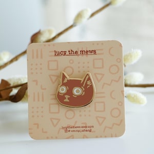 Monday Cat Enamel Pin