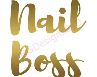 Nagel Boss PNG JPEG gold Farbverlauf