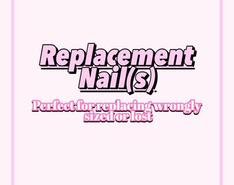 Replacement Nails| Hand-painted press on nails