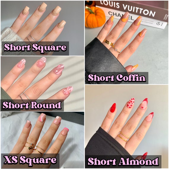 short louis vuitton nails