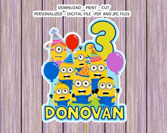 Girl Minion Banner Etsy