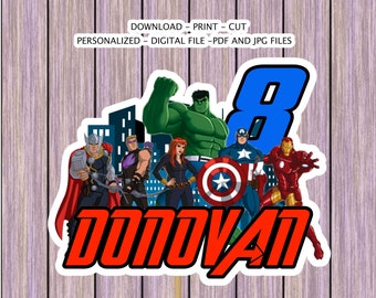 The Avengers Edible Cake Topper Avengers Logo Edible Etsy The Avengers Edible Cake Topper Avengers Logo Edible Etsy
