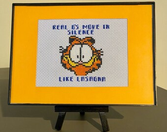 Mario Mashup 5x7 cross stitch /& comes with display easel They see me rollin