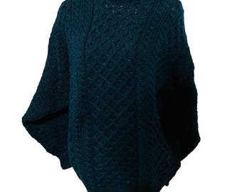 Vintage 80s Aran Crafts Wool Knit Chunky Winter Oversized Sweater Size Large