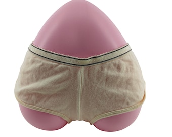 Braguita de algodón color crema estilo vintage de Victoria's Secret para mujer, talla pequeña.