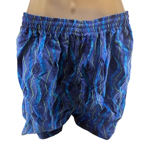 Vintage jaren 90 Speedo neon retro zwembroek shorts met mesh gevoerd heren XL