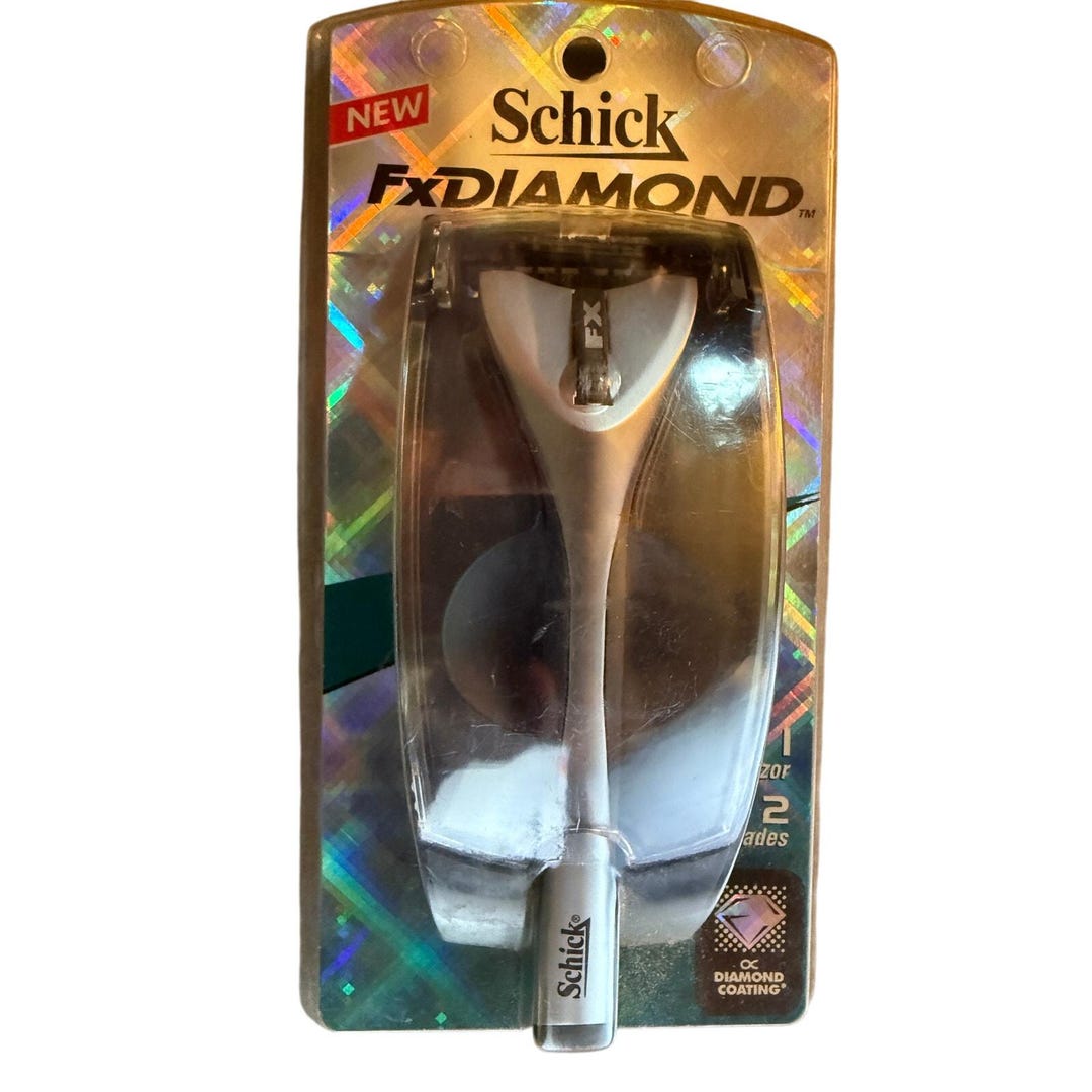 Schick FX Diamond Razor 2 Blades Cartridges Shaver Handle Fit Tracer ...