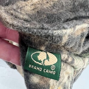 Vintage Mossy Oak Camo Jacket Full Zip Pockets Size Xlarge image 3