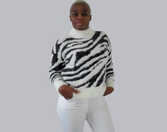 zebra sweater