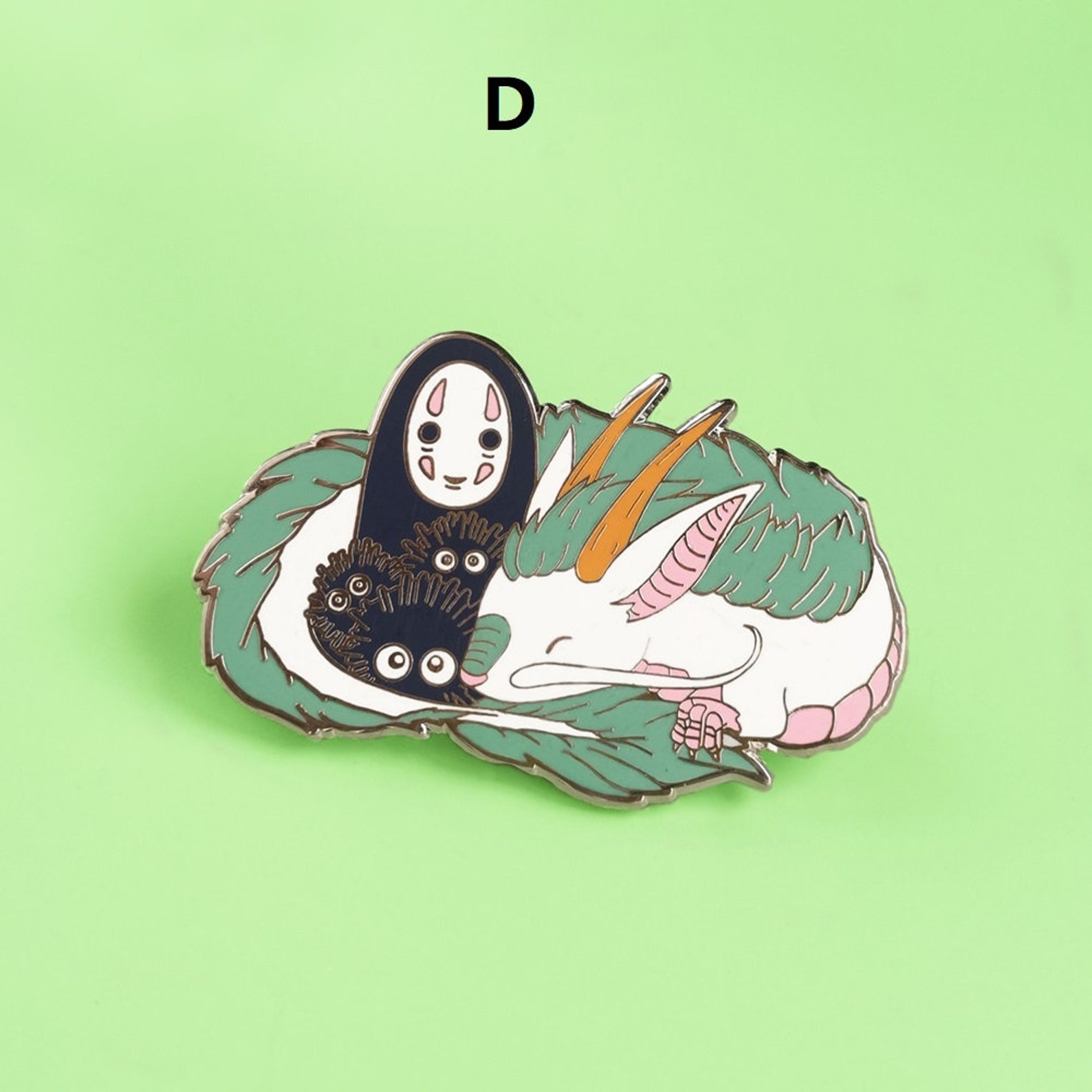 Spirited Away PinSpirited Away Enamel Pin Set Of 3PinPastel Etsy