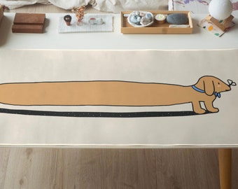 Dog Desk Mat, Sausage Dog Desk Mat, Cute Dog desk mat, Aesthetic Desk Mat , Desk Mat Cute, Animal Desk Mat, Dog Gaming Desk Mat