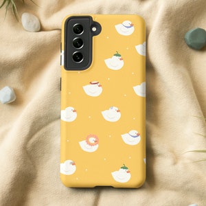 Duck Phone Case for Samsung S23 S22 S21 S20 FE S10 S9 Case, Cute Duck Samsung Note 20 10 Case, Cute Samsung Case, More Cute Cases In Shop