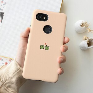 Lovely Frog Phone Case | Pixel 7  Case, Cute Pixel 6 Case, Pixel 5 Case , Pixel 4 Case, Cute Pixel Case, Cute Pixel Phone Cover, Frog Case