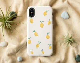 Funda para iPhone con estampado de limón