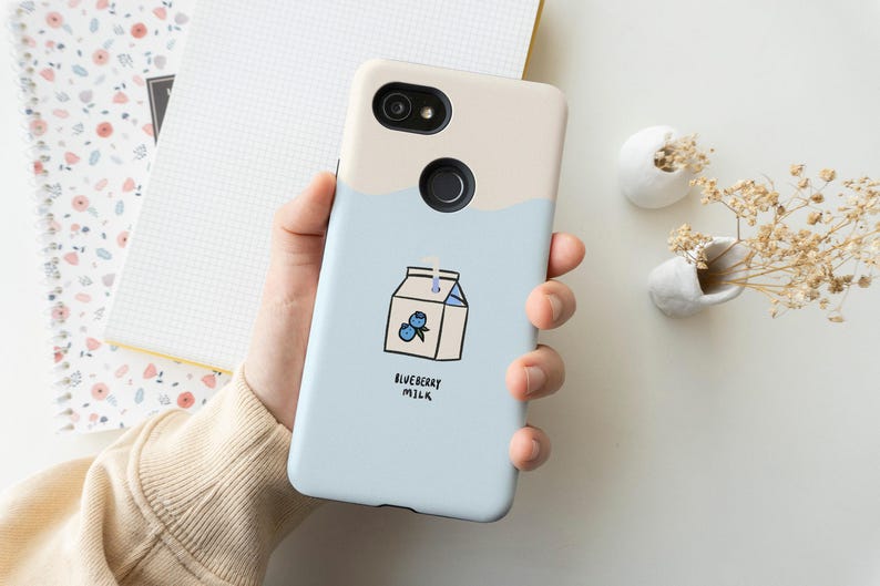 Capa para iPhone com estampa de mirtilos, compatível com iPhone 13, iPhone 12 Mini, iPhone 11 Pro, iPhone XR, Samsung S21, Samsung S20 e Google Pixel 5. imagem 2