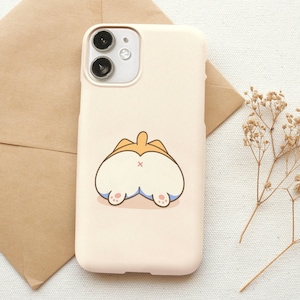 Cute Corgi Butt Phone Case for iPhone 15, kawaii corgi phone case for google pixel 8, pixel 7 case, cute phone case for Samsung Galaxy
