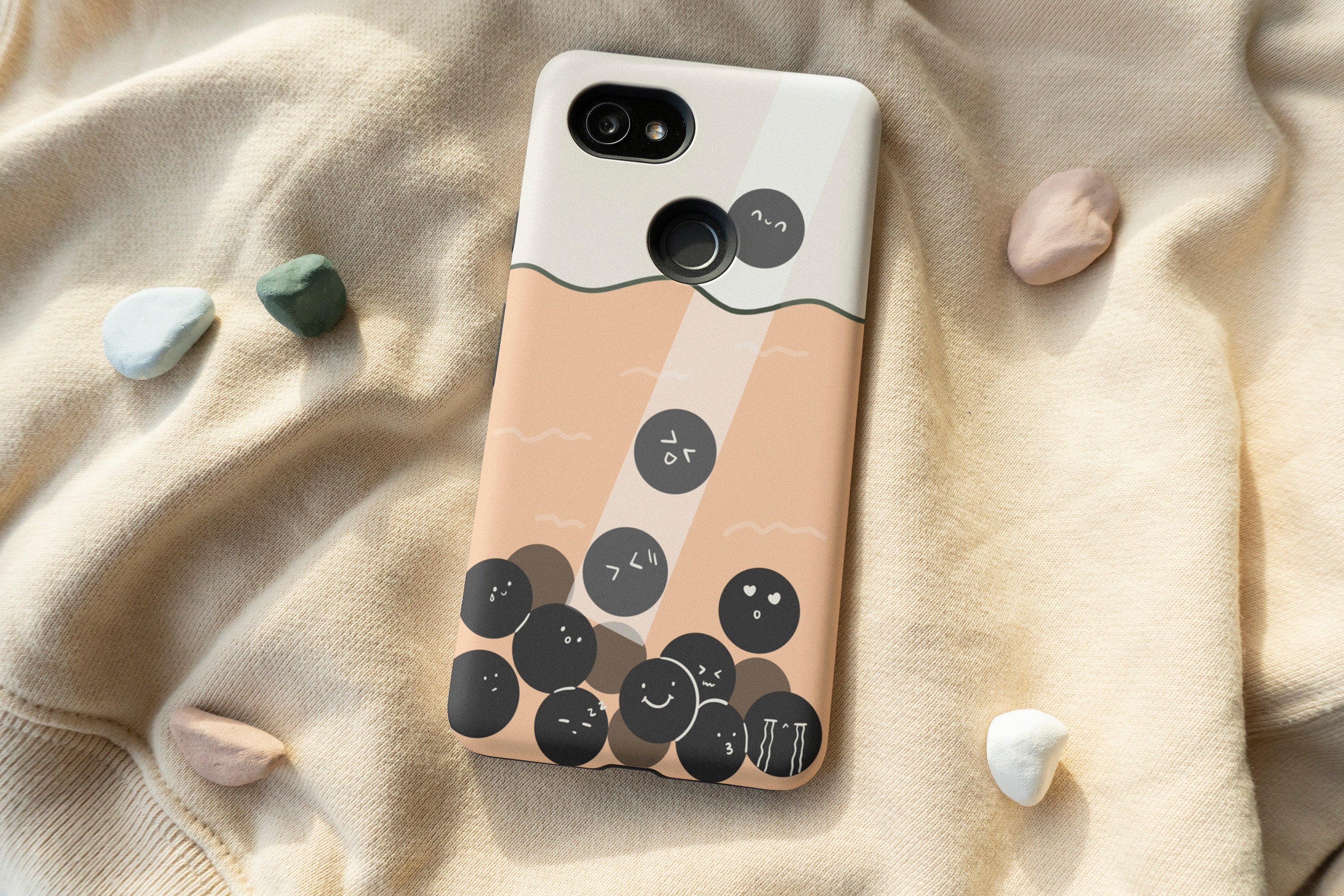 Cute Bubble Tea Art Phone Case for Iphone 12 Mini 11 Pro Max X Etsy