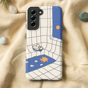 Cute Duck Phone Case |  Samsung S23 S22 S21 S20 FE S10 S9 Case, Galaxy S23 S22 S21 Case, Note 20 10 Case, Cute Duck Samsung A90 A70 A71 Case