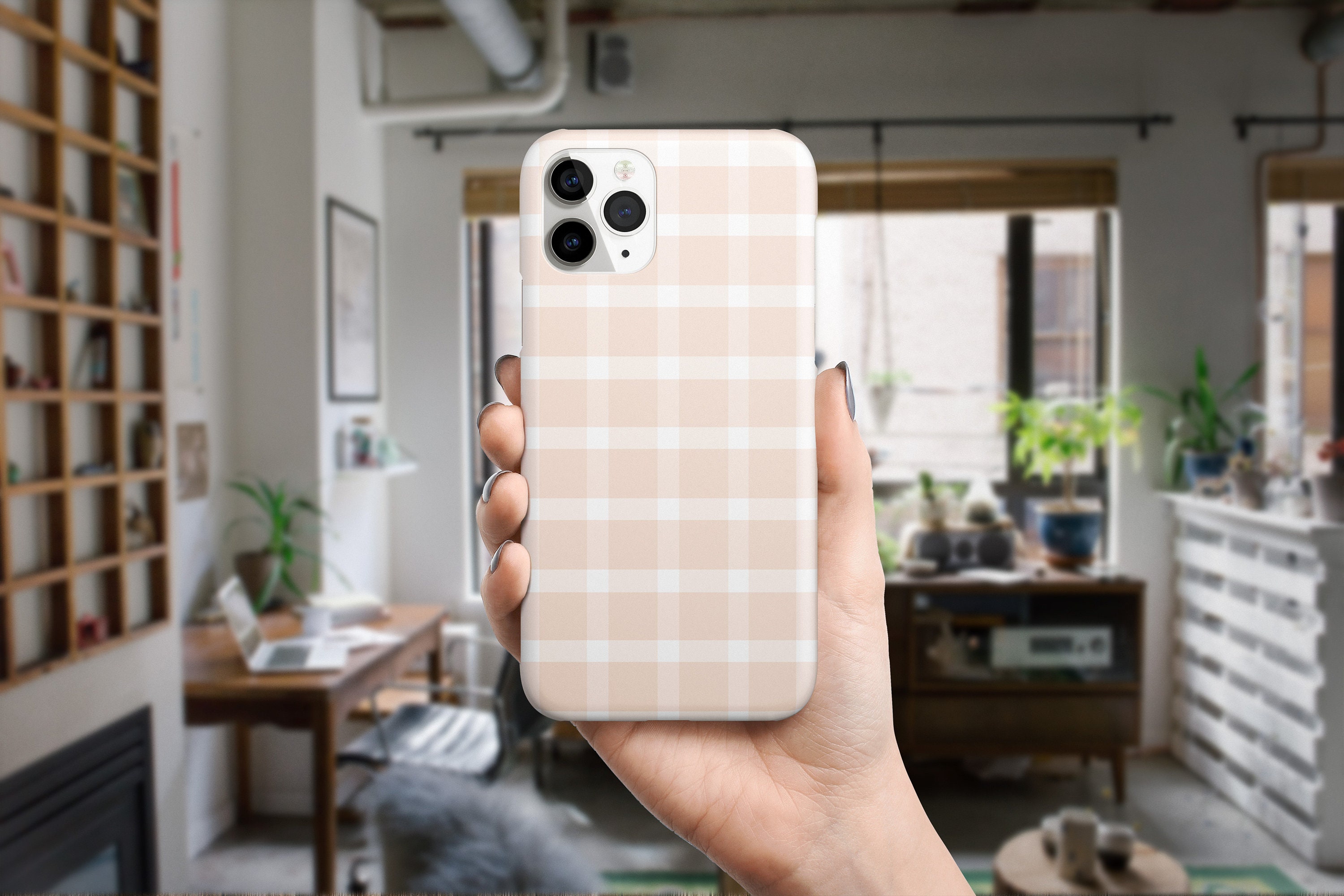 Stripe / Checker Box Design Phone Case Iphone 12 Mini 11 Pro Etsy