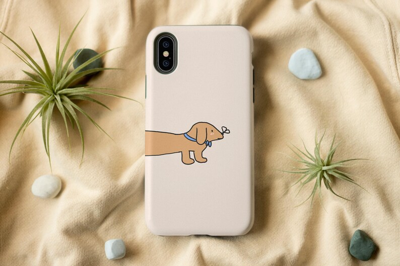 Coque de portable pour chien mignon image 1