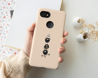 Soot Sprites Phone Case | Google Pixel 7 6 5 4A Case, Cute Google Pixel 6Pro Case , Anime Phone Case, Cute Soot Pixel Case