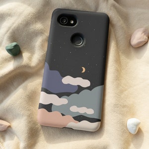Aesthetic Dark Phone Case for iPhone 12 Mini 11 Pro Max X XR XS 7 8 Plus Samsung Galaxy Note 8 9 10 Galaxy S10 S20 Google Pixel 2 3 4XL