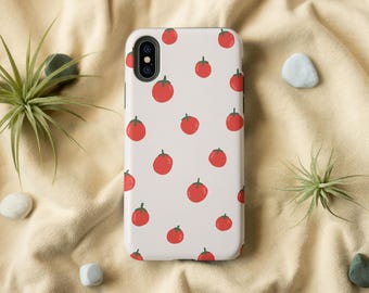 Tomato Patterns Phone Case for iPhone, Samsung Galaxy/Notes and Google Pixel