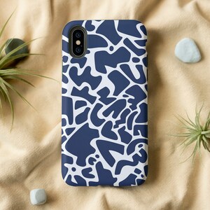 Blue Print Art Phone Case For iPhone 15 14 13 12 Pro Max Case 14 13 12 11 Pro Case iPhone XR XS Phone Case, iPhone 7 8 Plus Phone Case