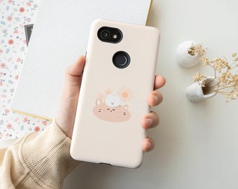 Custodia divertente per iPhone 15 Plus, con specchio antiurto con orso
