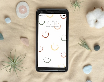 Smiley Wallpaper Etsy