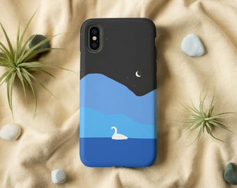 Starry Night Scenery Pond Phone Case for iPhone, Samsung Galaxy/Notes and Google Pixel