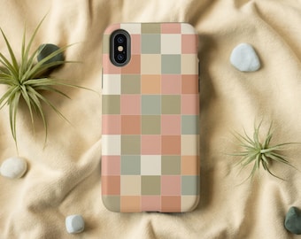 Retro Checkered Phone Case for iPhone, Samsung Galaxy/Notes and Google Pixel