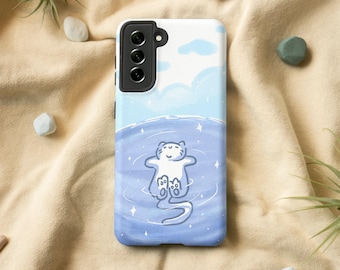 Kattenkleurig telefoonhoesje | Samsung S23 S22 S21 S20 FE S10 S9-hoesje, Galaxy S23P S22U-hoesje, Samsung Note 20 10-hoesje, Samsung A90 A40 A70 A71-hoesje