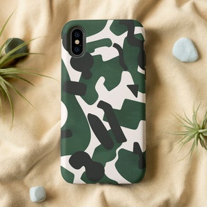 抽象的なアーミー電話ケース iPhone 15 14 13 12 Pro Max ケース 14 13 12 11 Pro ケース iPhone XR XS 電話ケース、iPhone 7 8 Plus 電話ケース