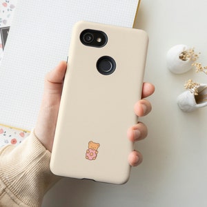 Cute Bear Phone Case, Cute iPhone 13 12 11 Mini Pro Max SE 2020 X XS Samsung Galaxy Note S22 S21 S20 S10 S9 Google Pixel 6 Pro 5 4A 3 2XL