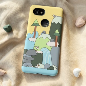 Cute Cartoon Duck Phone Case For iPhone 12 Mini 11 Pro Max X XR XS 7 8 Samsung Galaxy Note 8 9 10 Galaxy S9 S10 S20 Google Pixel 2 3A 4XL