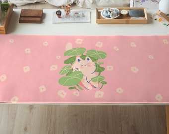 Tapis de bureau esthétique, tapis de bureau chat mignon, tapis de bureau kawaii, tapis de bureau esthétique, tapis de bureau mignon, tapis de bureau personnalisé, tapis de bureau gaming