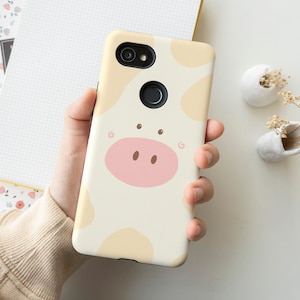Cute Cow Pattern Phone Case, Cute iPhone 13 12 11 Mini Pro Max SE 2020 X XS Samsung Galaxy Note S21 S20 S10 Google Pixel 6 Pro 5 4A 3 2XL