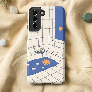Cute Duck Phone Case |  Samsung S23 S22 S21 S20 FE S10 S9 Case, Galaxy S23 S22 S21 Case, Note 20 10 Case, Cute Duck Samsung A90 A70 A71 Case
