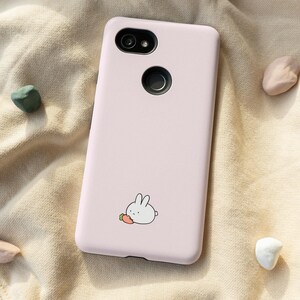Cute Rabbit Phone Case, Cute iPhone 13 12 11 Mini Pro Max SE 2020 X XS 8 Samsung Galaxy Note S22 S21 S20 S10 S9 Google Pixel 6 5 4A 3 2XL image 2