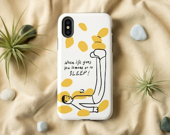 Funny Quote Lemon Phone Case for iPhone, Samsung Galaxy/Notes and Google Pixel