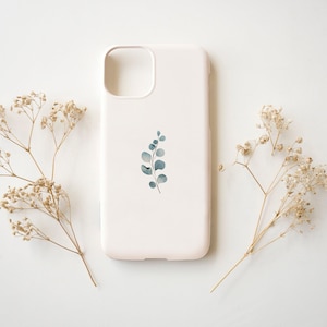 Minimalist Art Leaves Case For Pixel 6 Pro Case, iPhone 14 Pro Max Case, Leaf Phone Case for Pixel 7 Case, Pixel 5 Case, Samsung S23 Case