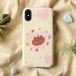Cute Aesthetic Pink Case | iPhone 14 13 12 11 Pro Max Case, iPhone XS XR X Case, iPhone SE 2022 Case, iPhone 8 Case, Cute Phone Case