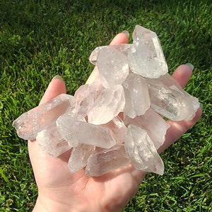 Raw Clear Quartz Points-Random pick